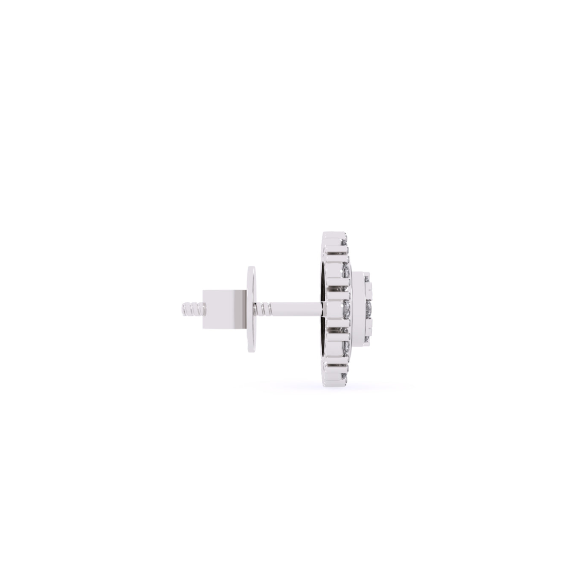 Unique Round Diamond Earrings For Women